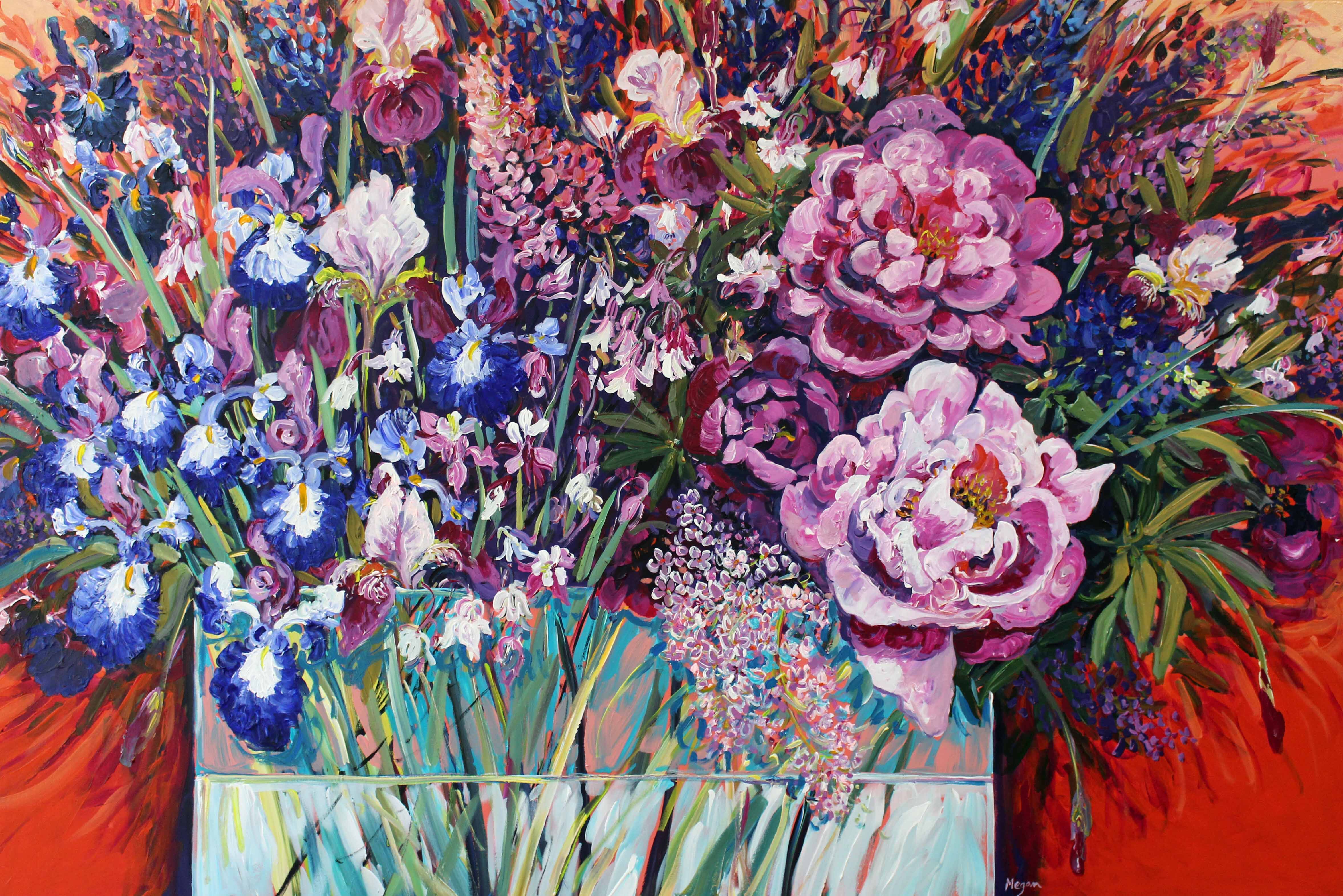 Picked from the garden 101x152cm Megan_Barrass 1mbe