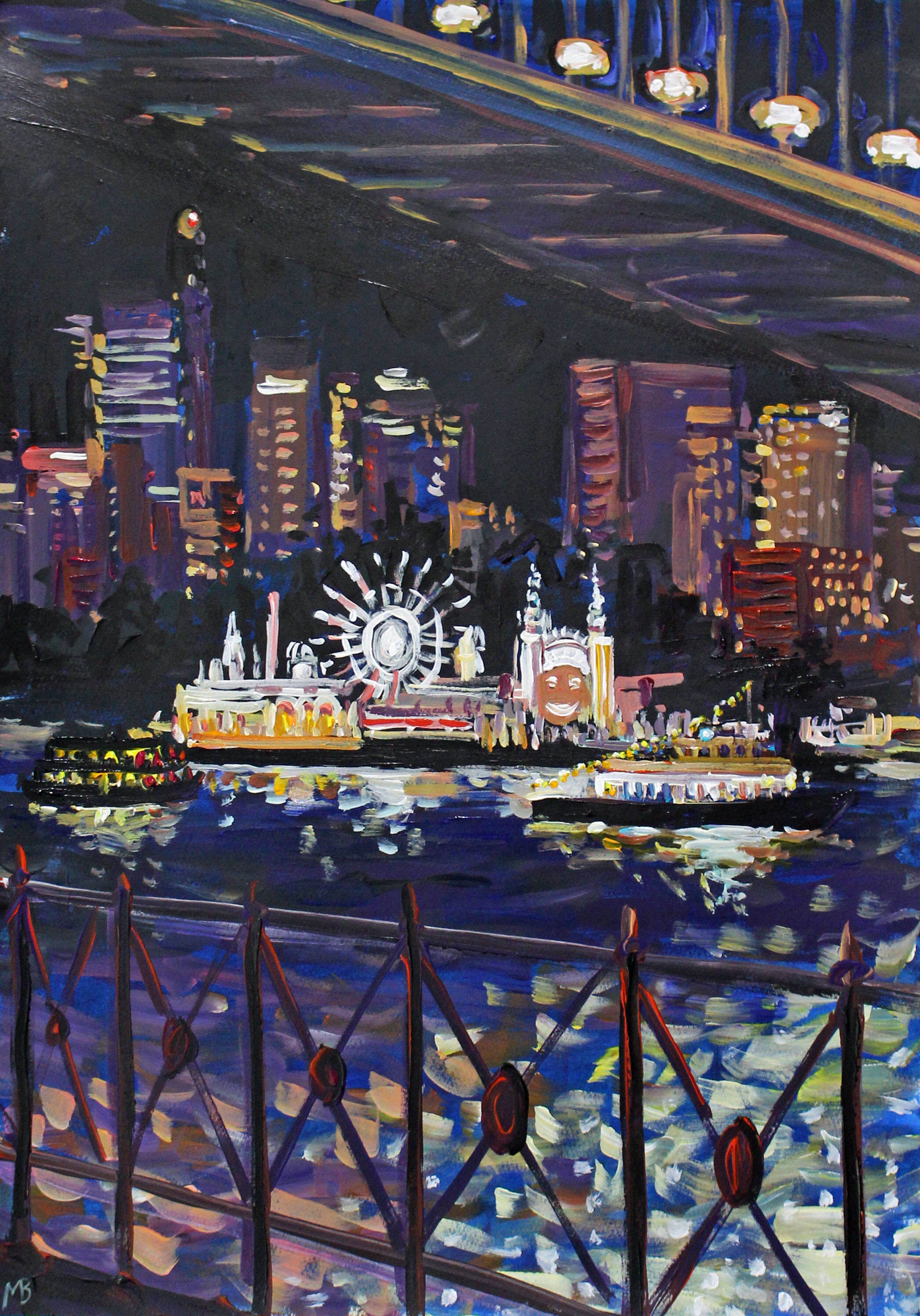 Luna Park at night A2 image Megan_Barrass 1mbe