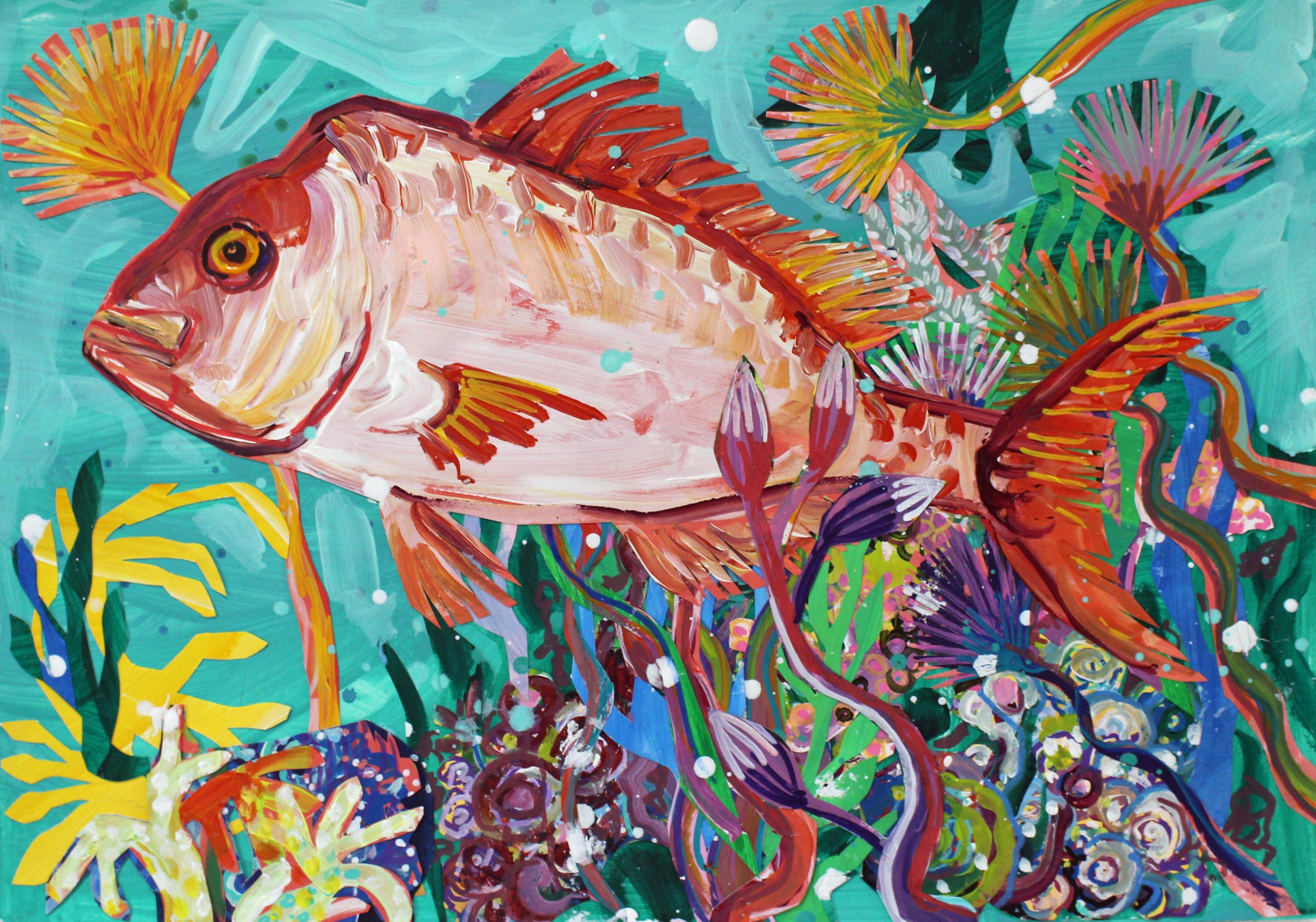 Snapper on paper 1mbe