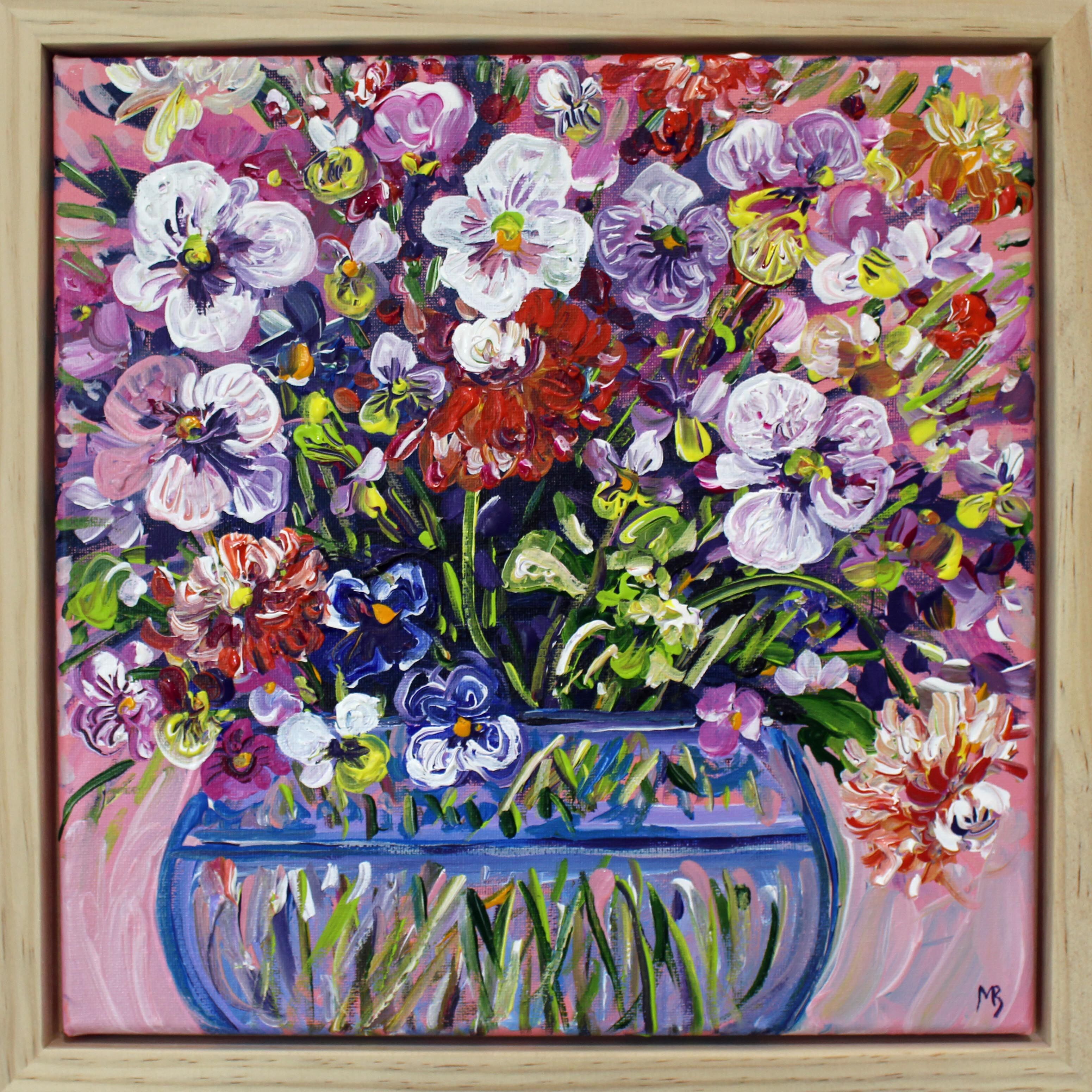 Pansy power 30x30cm Megan_Barrass 1mbe