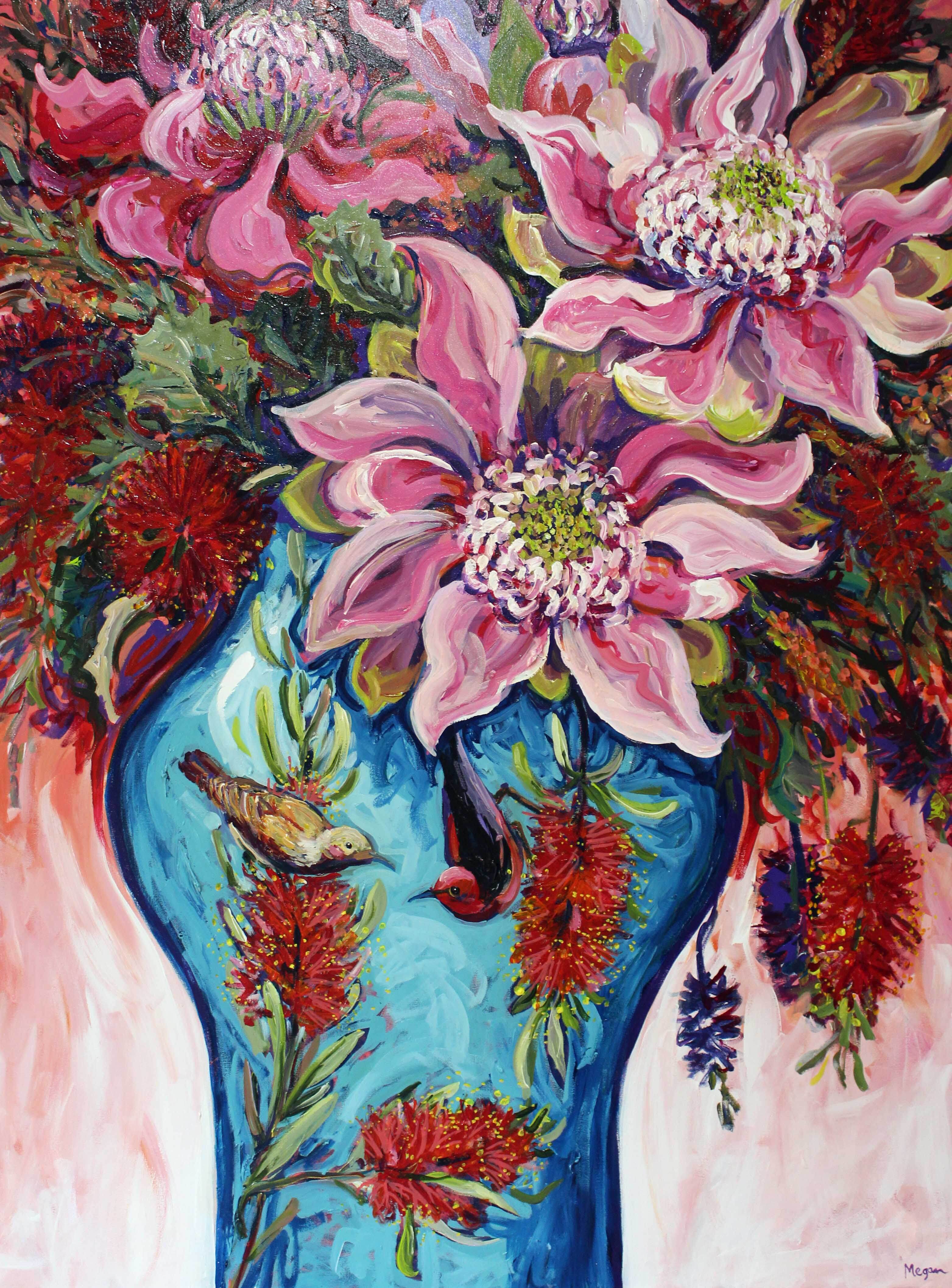 The vase of Scarlet lovers 1mbe