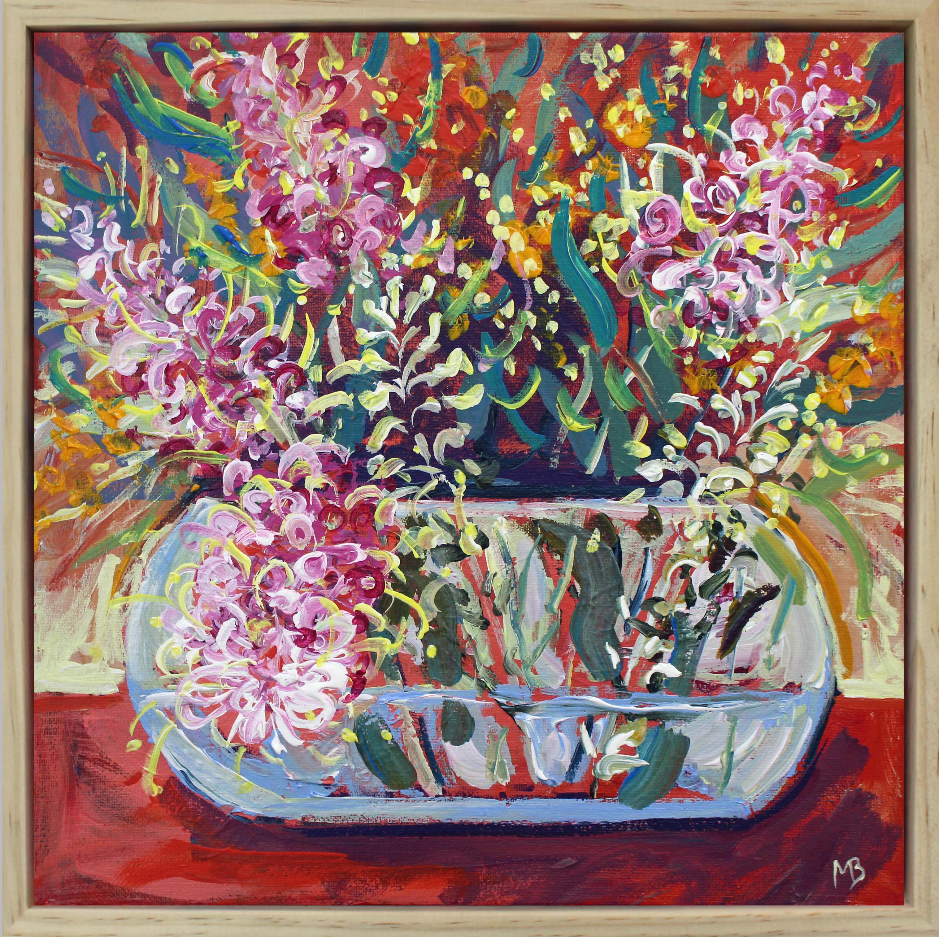 Grevilleas and wattle1mbe timber framed