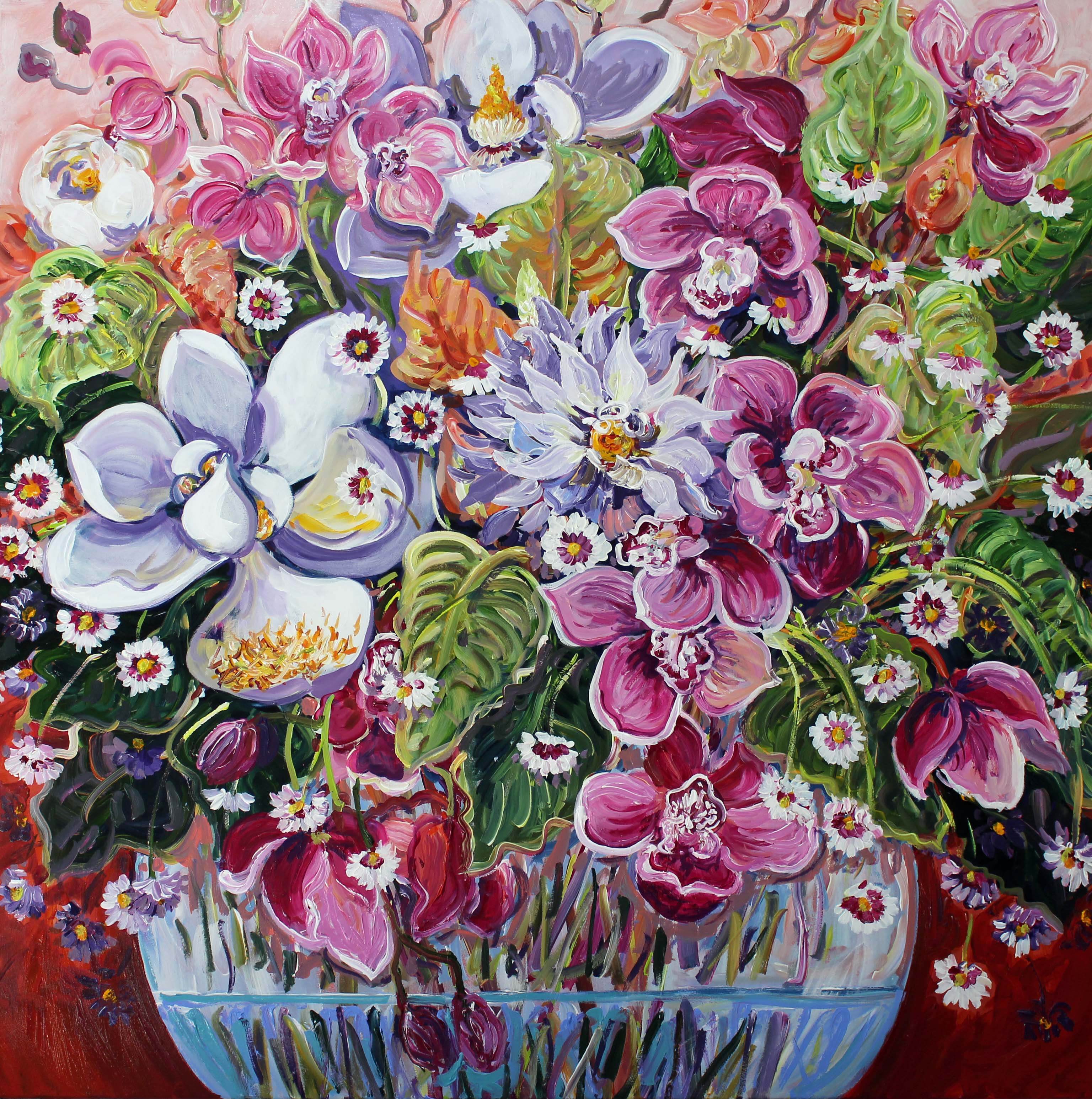 Mighty Flower Display by Artist Megan Barrass