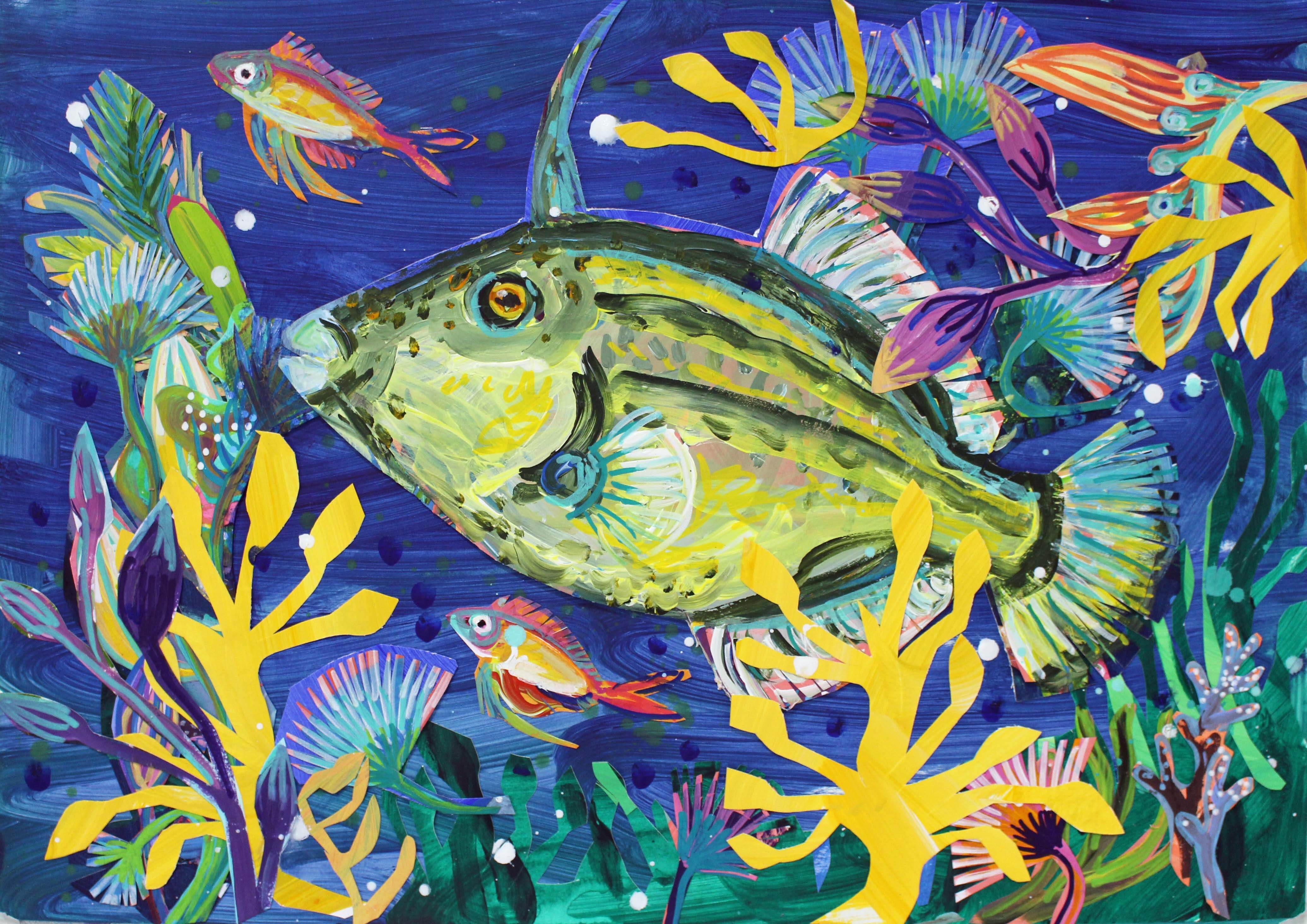 Leather jacket on paper 1mbe