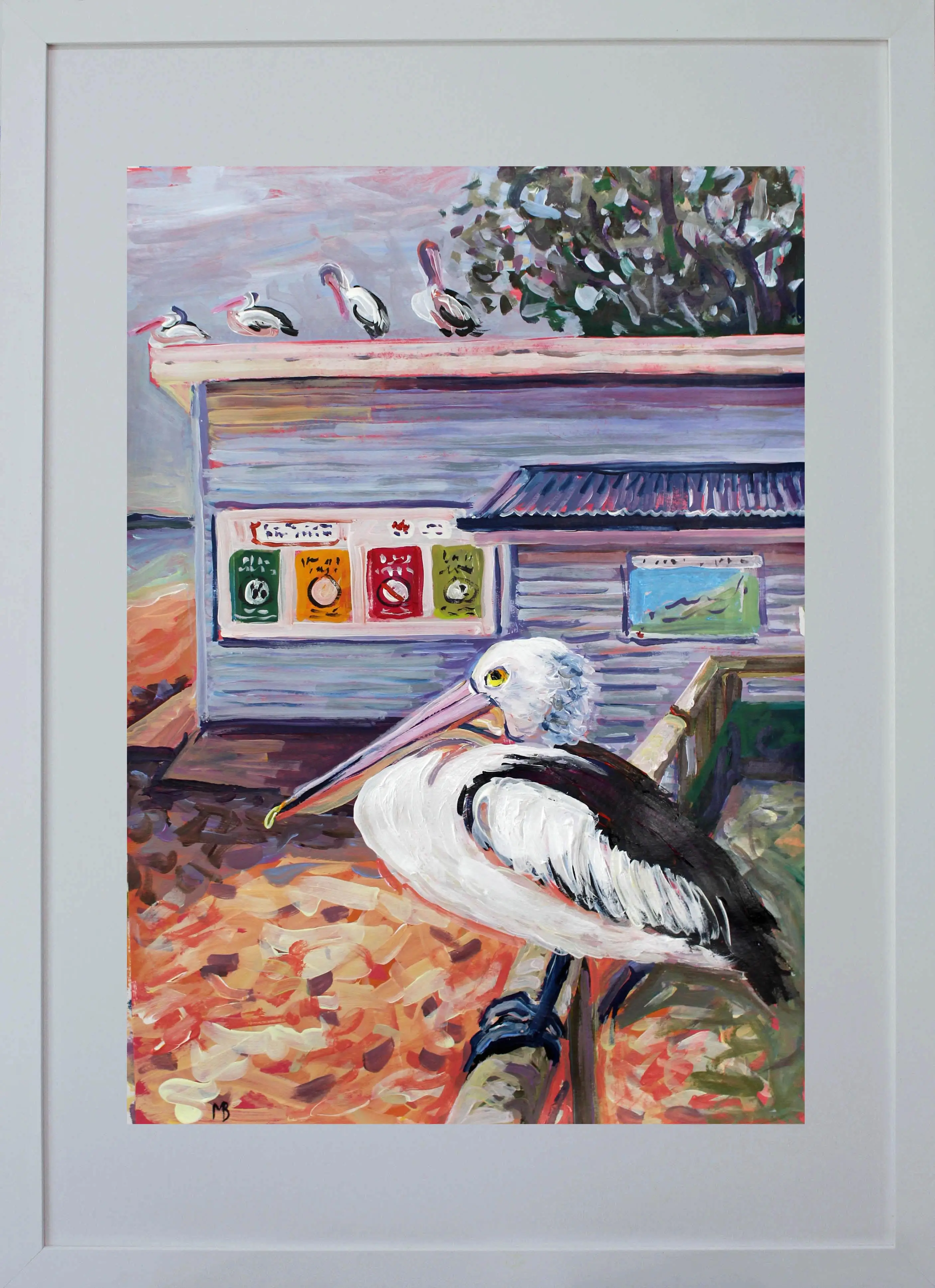 Pelican's watch 1mbe framed