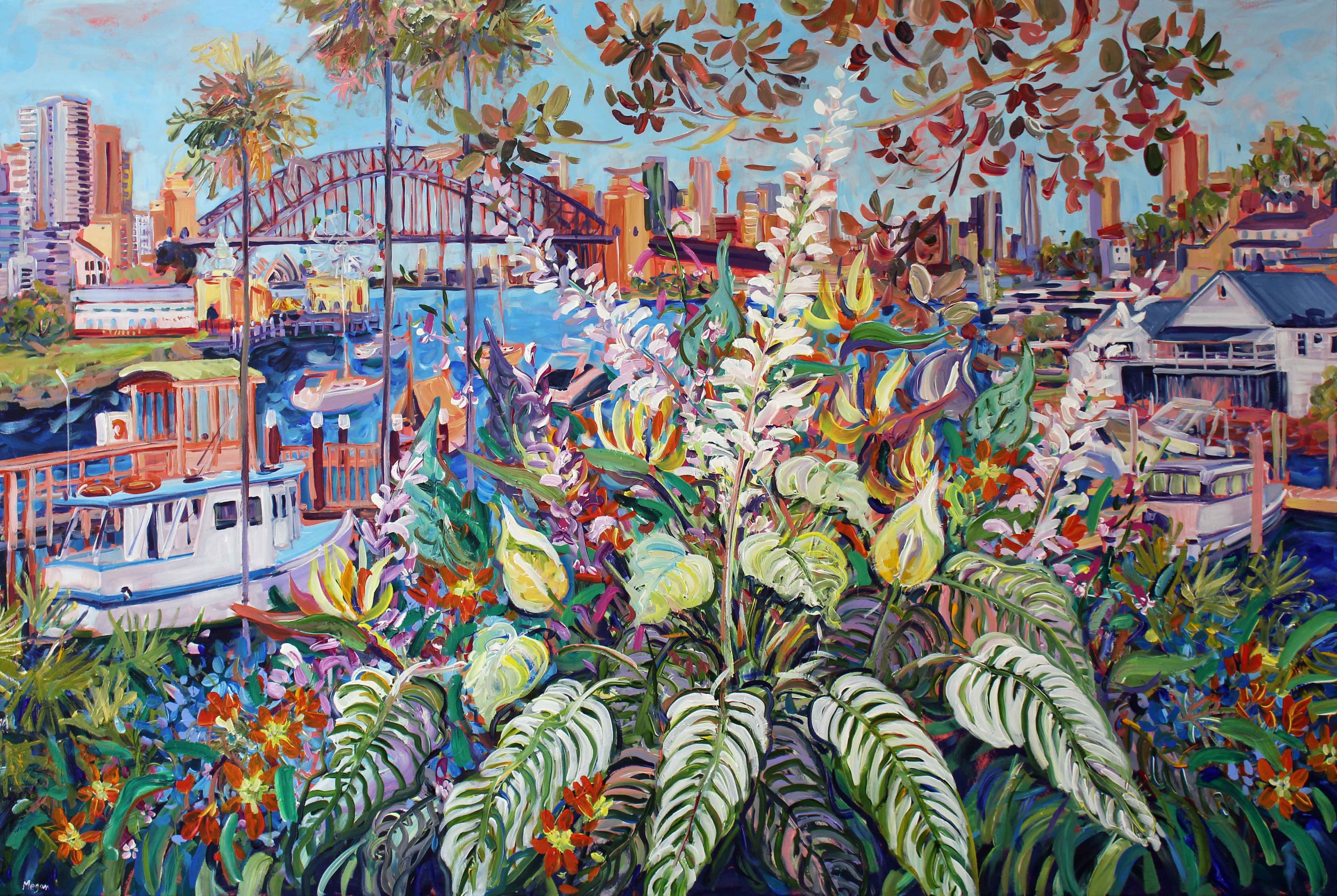 View from Wendy's Garden 101 x 152cm Megan_Barrass e1mb