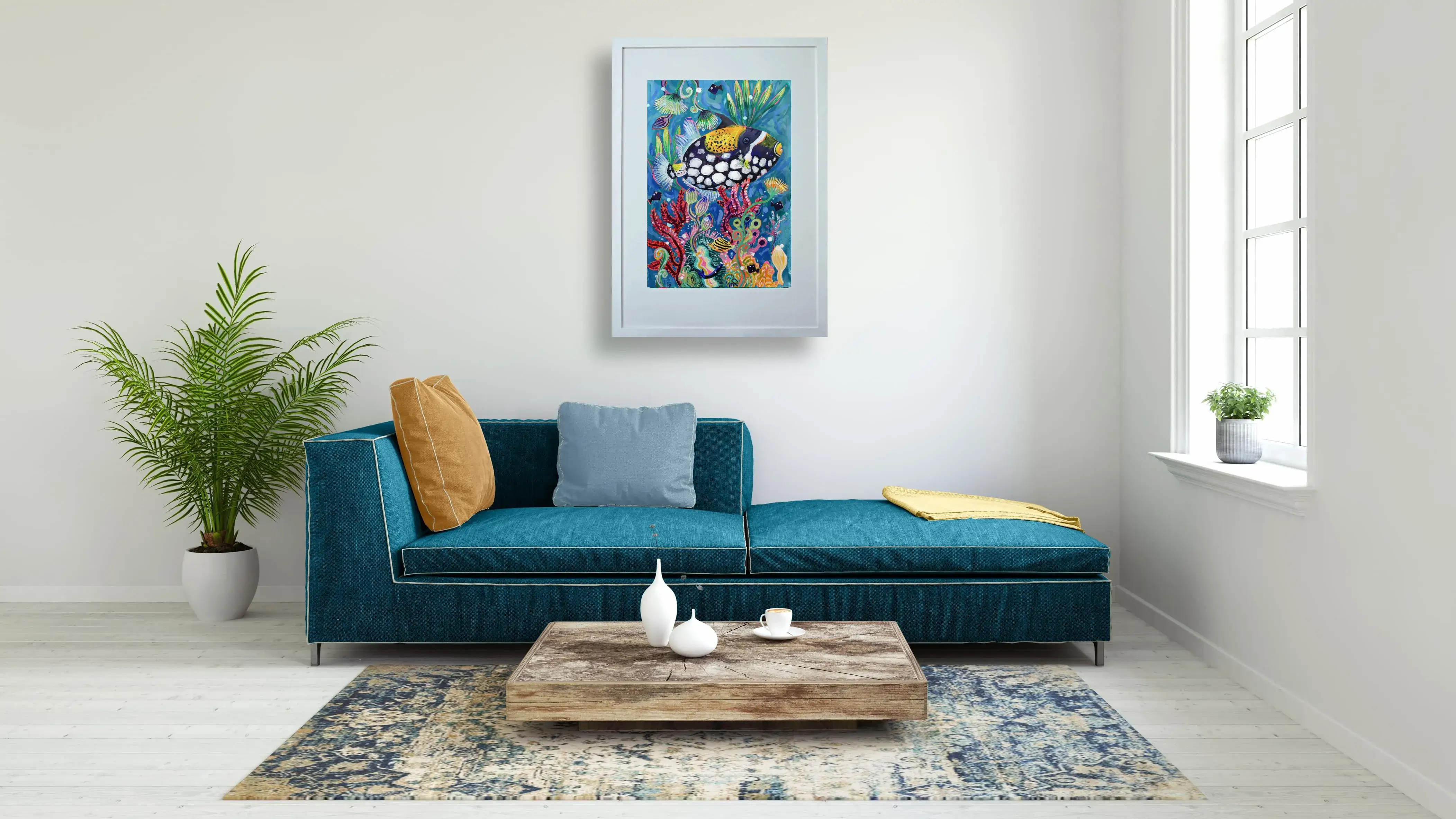Trigger fish on Room white.webp