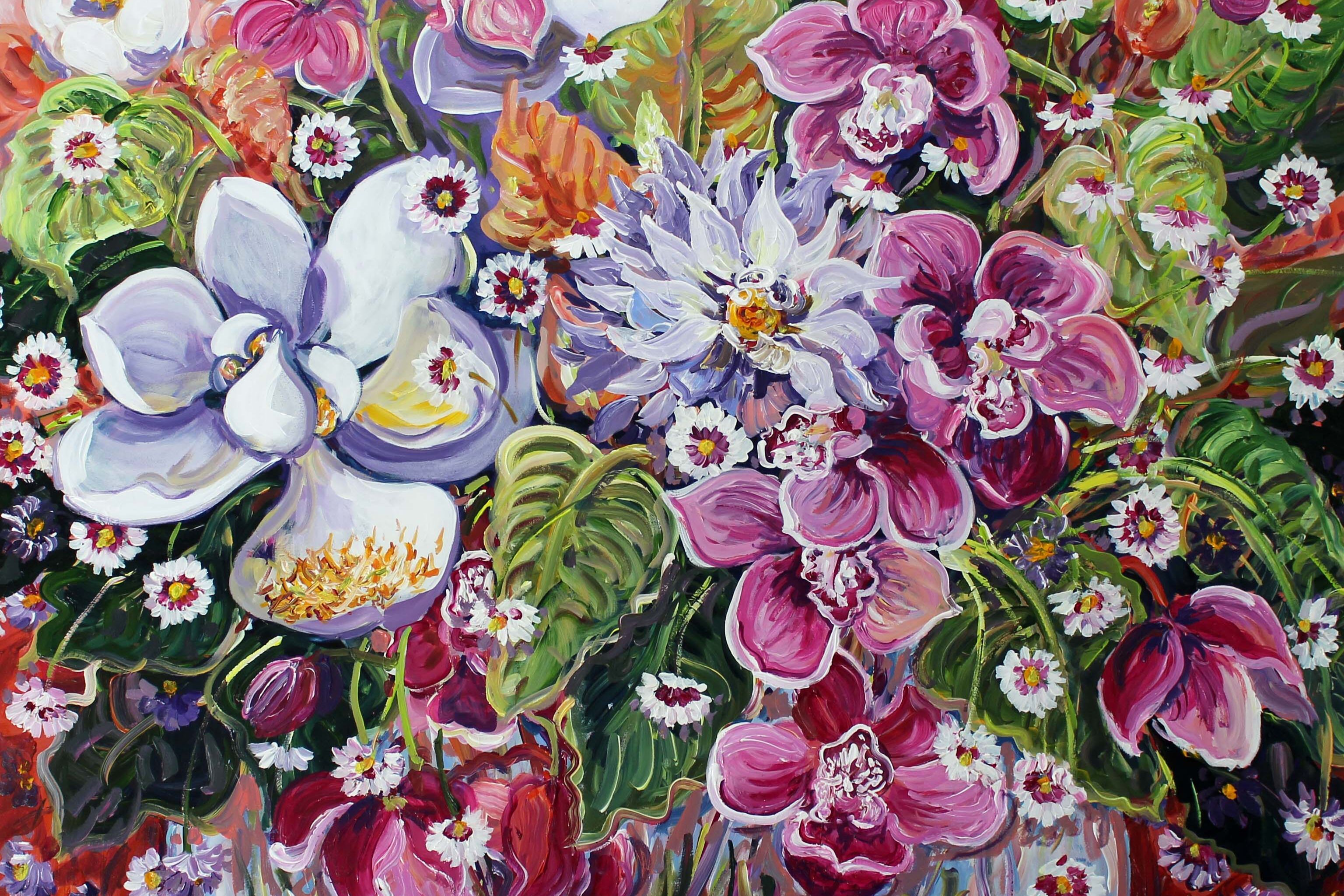 Mighty Flower Display by Artist Megan Barrass