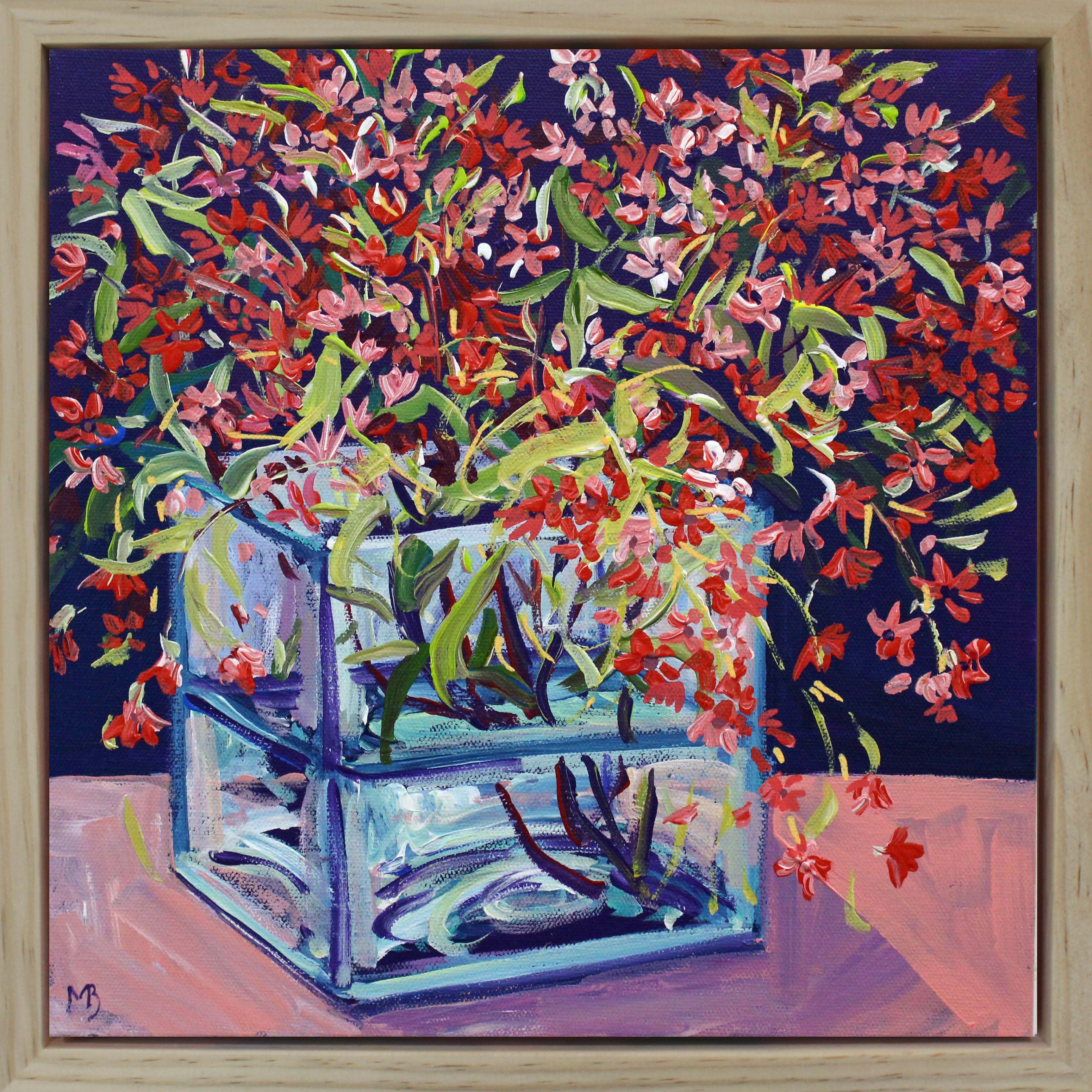 Christmas bush FRAME 30x30cm Megan_Barrass 1mb