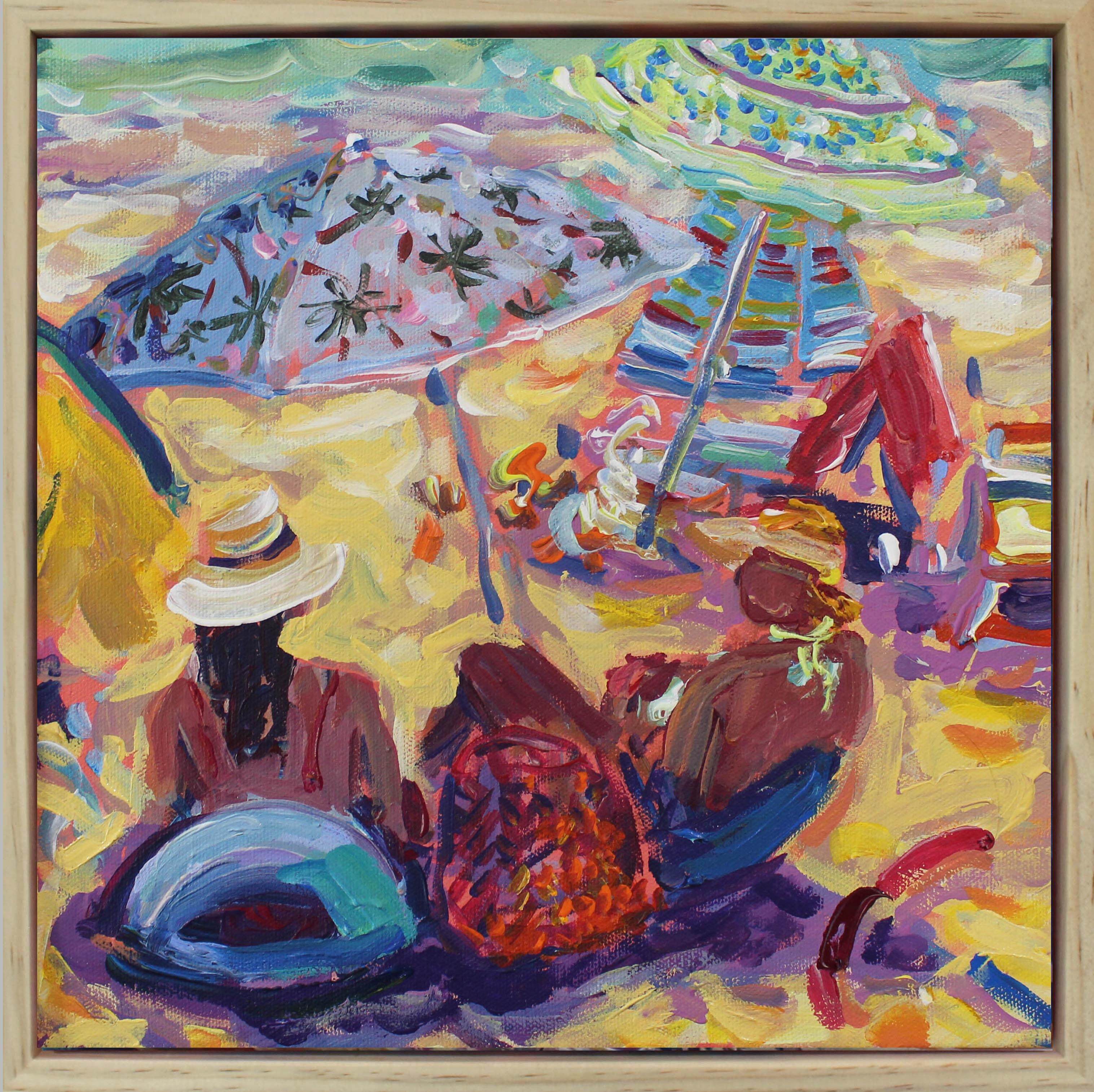 life on the beach P3 framed