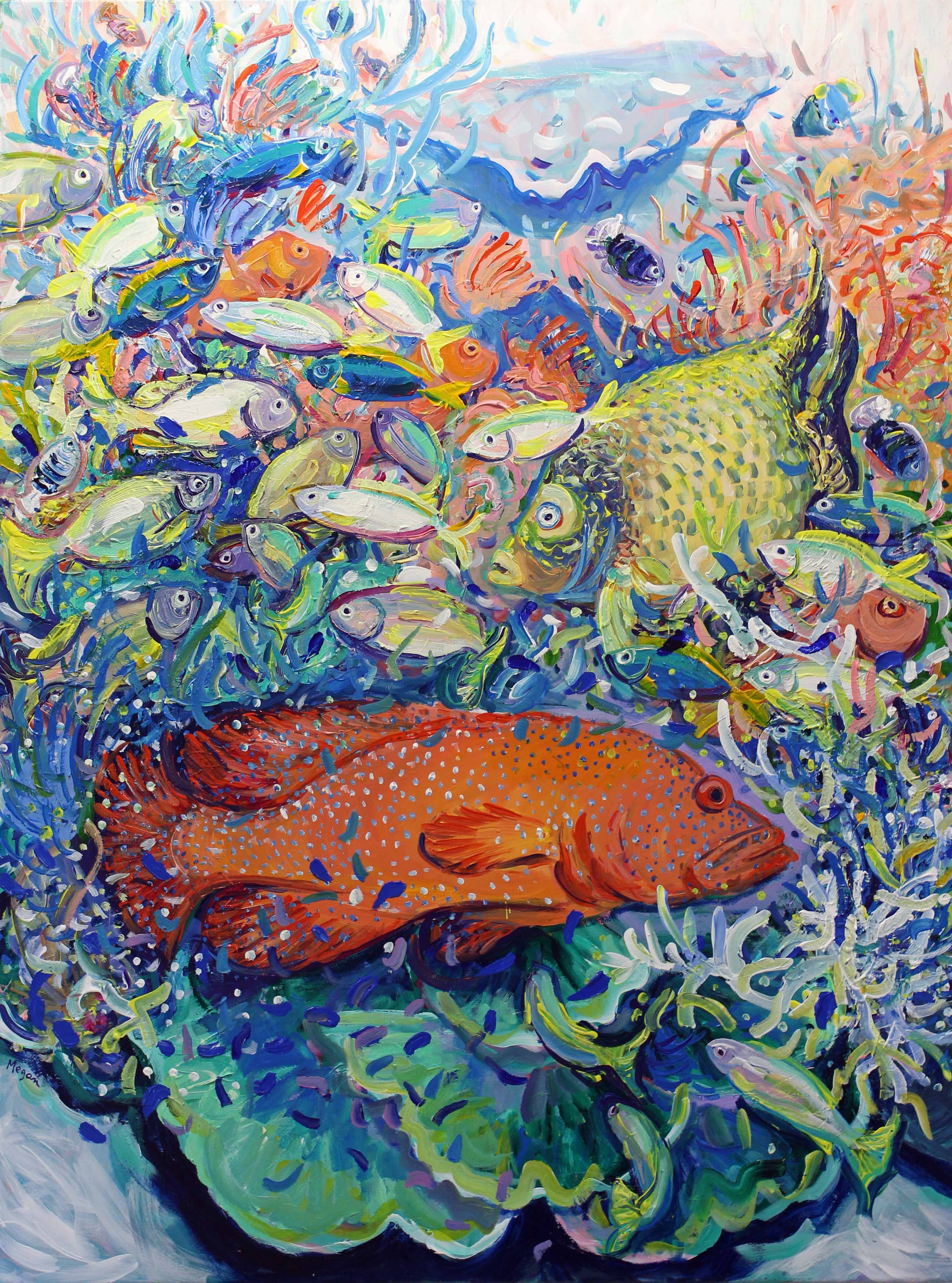 Sea Treasures No.1 91x122cm Megan_Barrass 1mb