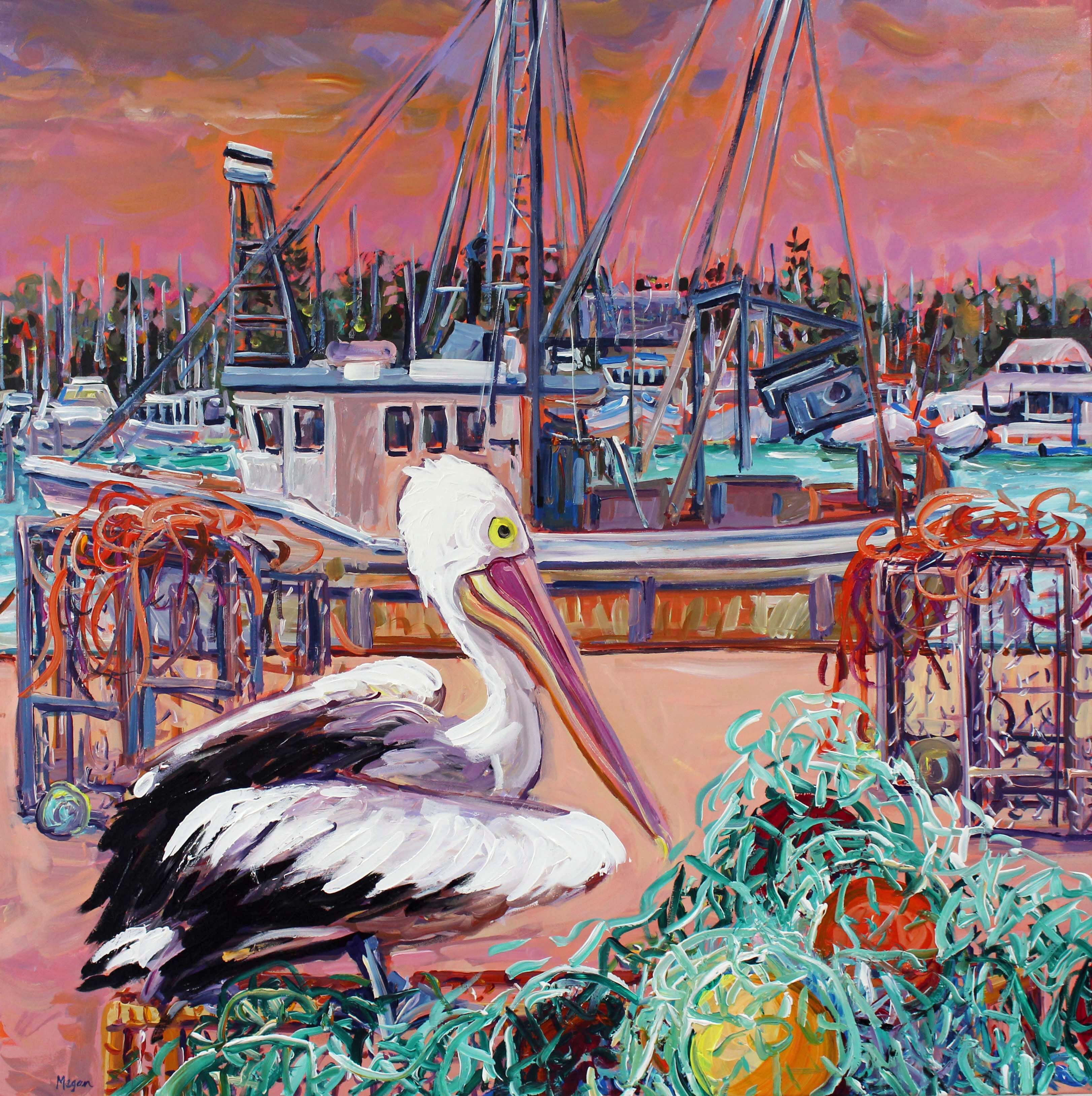 Local Harbour Panel 1 101x101cm Megan_Barrass 1mbe